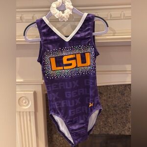 LSU special edition jk designs girls gym suit